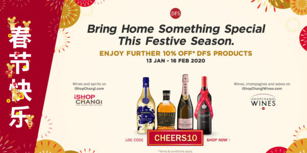 Enjoy further 10% off DFS products | Why Not Deals 2 & Promotions