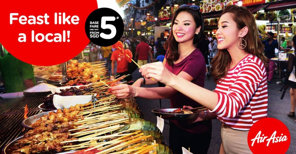 AirAsia Feast Like a Local at Various Destinations from $5 ends 15 May 2016 - Why Not Deals 1