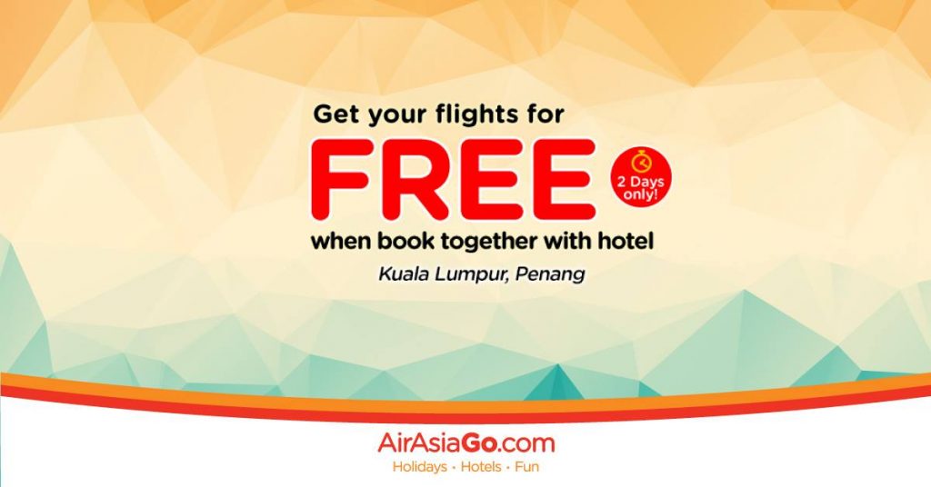 AirAsiaGo Singapore FREE Flight with Flight & Hotel Package 13 Jun to 30 Aug 2016 - Why Not Deals 1