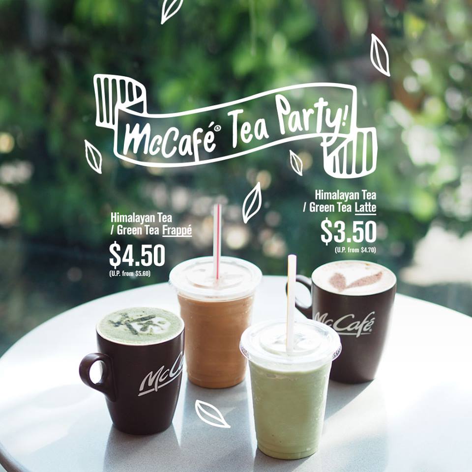 McDonald’s McCafe Tea Party 13 to 19 May 2016