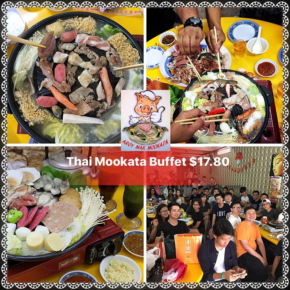 Aroy Mak Mookata SG EAT-ALL-YOU-CAN No Time Limit Mookata Buffet