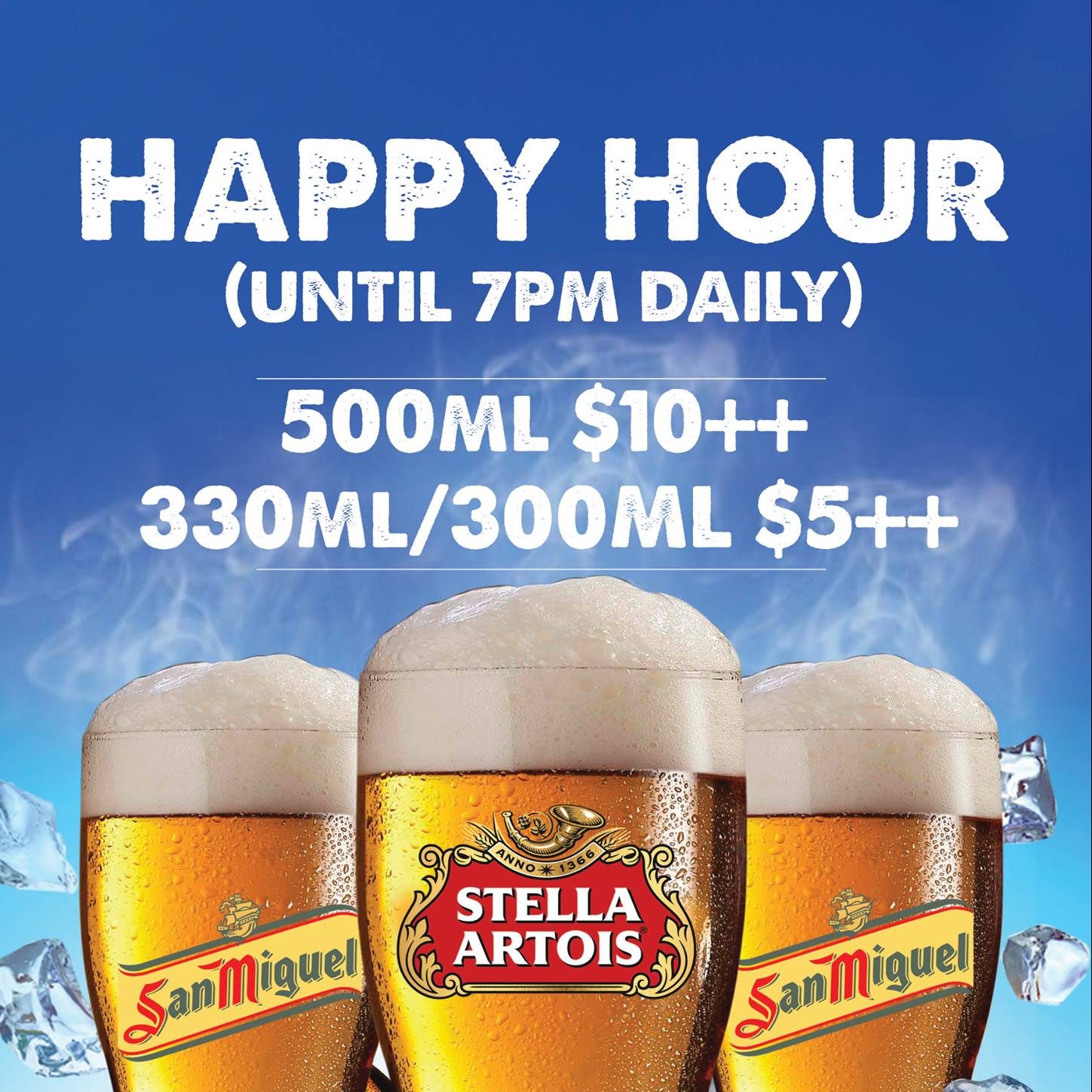 Chicken Up SG Happy Hour until 7pm Daily