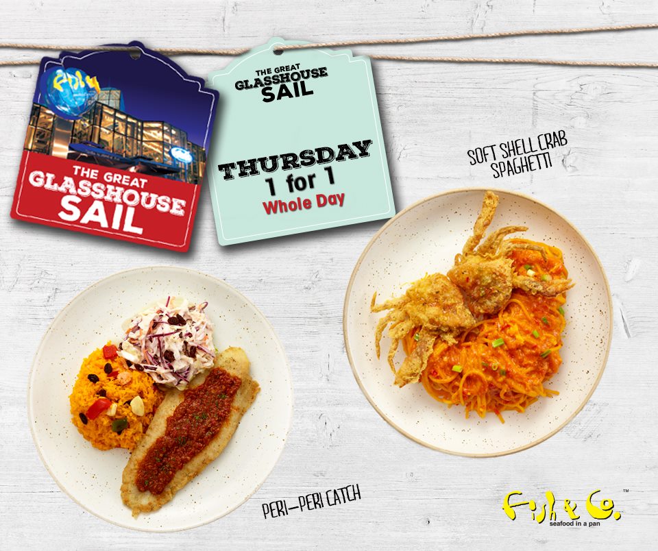 Fish & Co SG 1 For 1 Main Course Mon to Fri ends 31 Jul 2016 - Why Not Deals 2