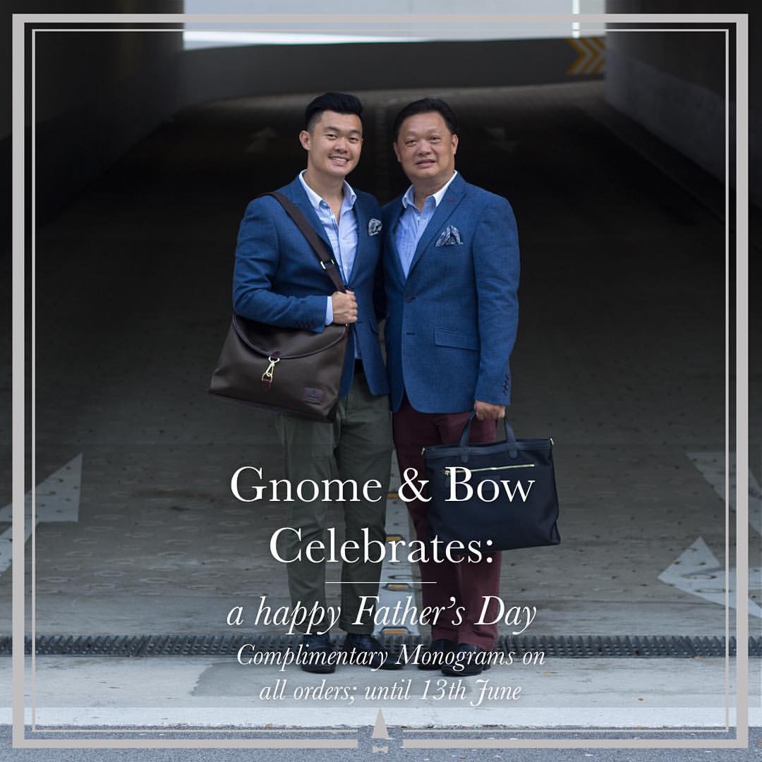 Gnome & Bow SG Father’s Day Special ends 19 Jun 2016