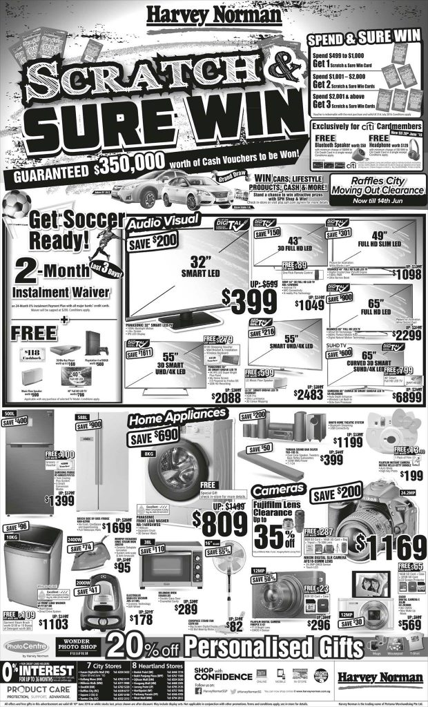 Harvey Norman SG Scratch Sure Win 4 to 24 Jun 2016 - Why Not Deals 3