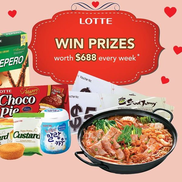 LOTTE SG Purchase & Stand to Win $688 Worth of Prizes ends 30 Jun 2016