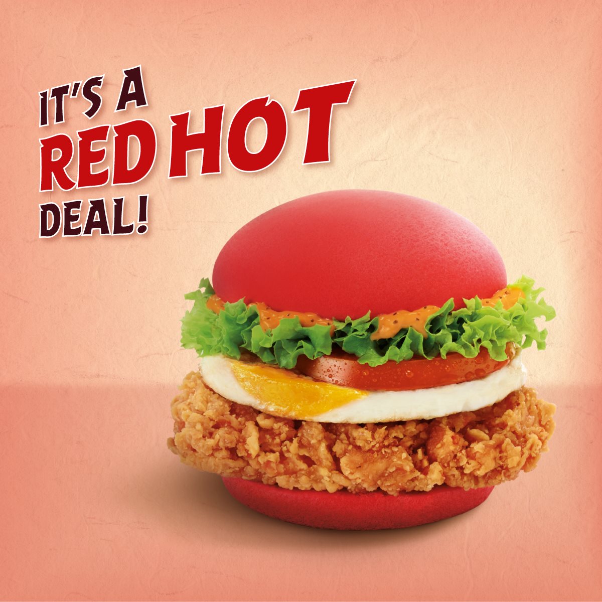 McDonald’s FREE Red Hot Burger 15 to 19 Jun 2016