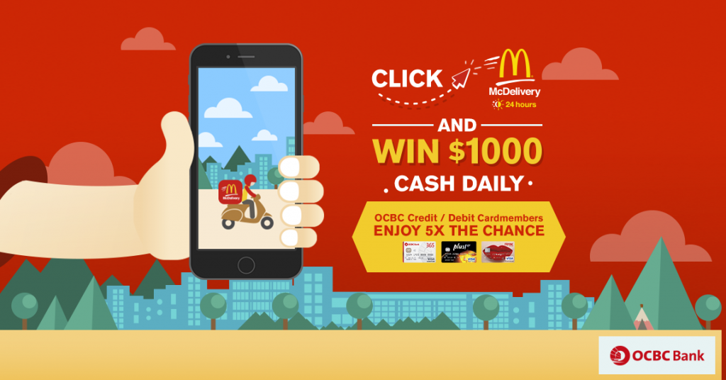 McDonald's Win $1,000 Daily with McDelivery 6 Jun to 21 Jul 2016 - Why Not Deals 1