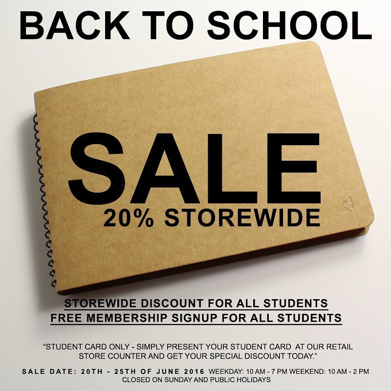 Overjoyed SG Back to School Sale 20% Off 20 to 25 Jun 2016