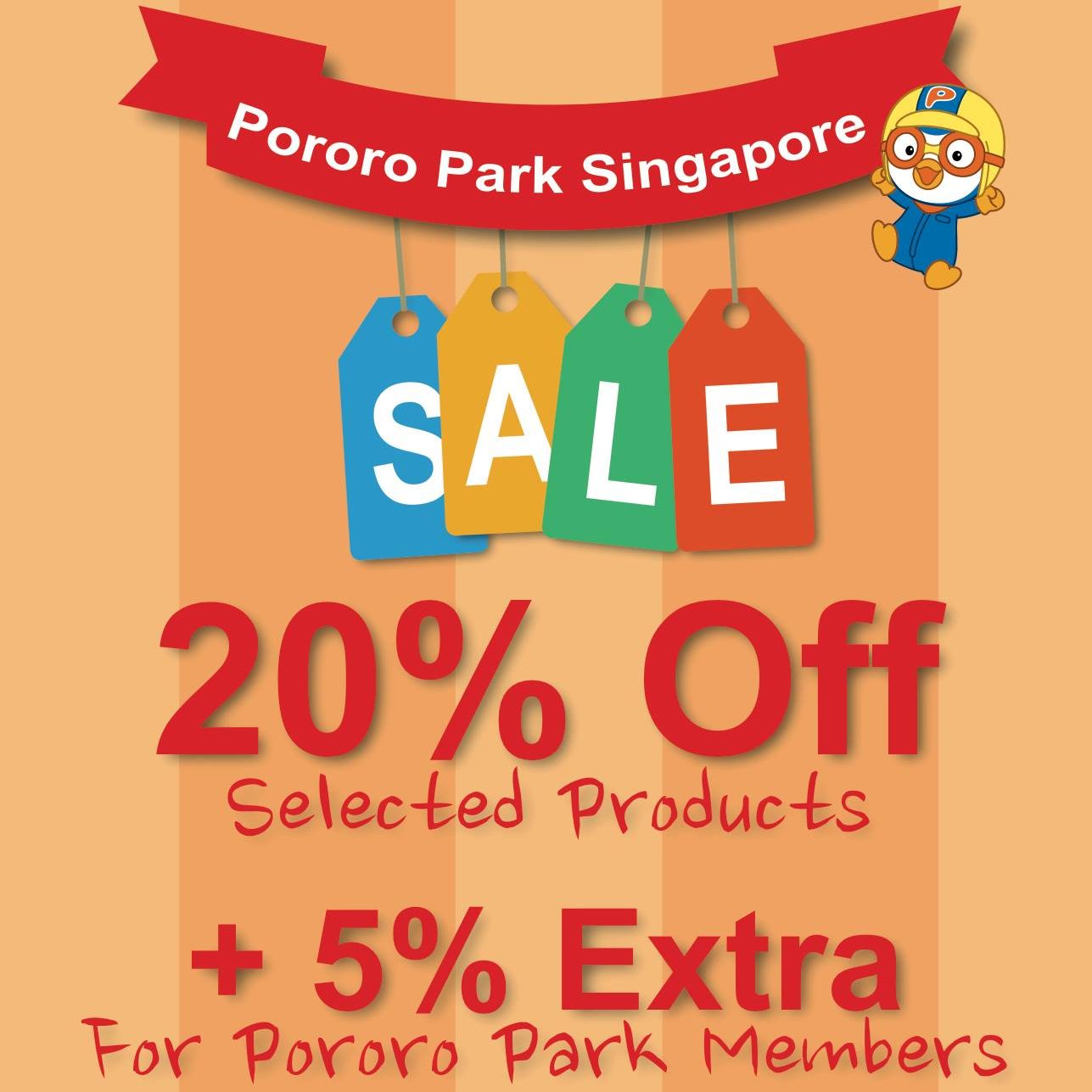 Pororo Park SG Sale Up to 20% Off ends 14 Aug 2016