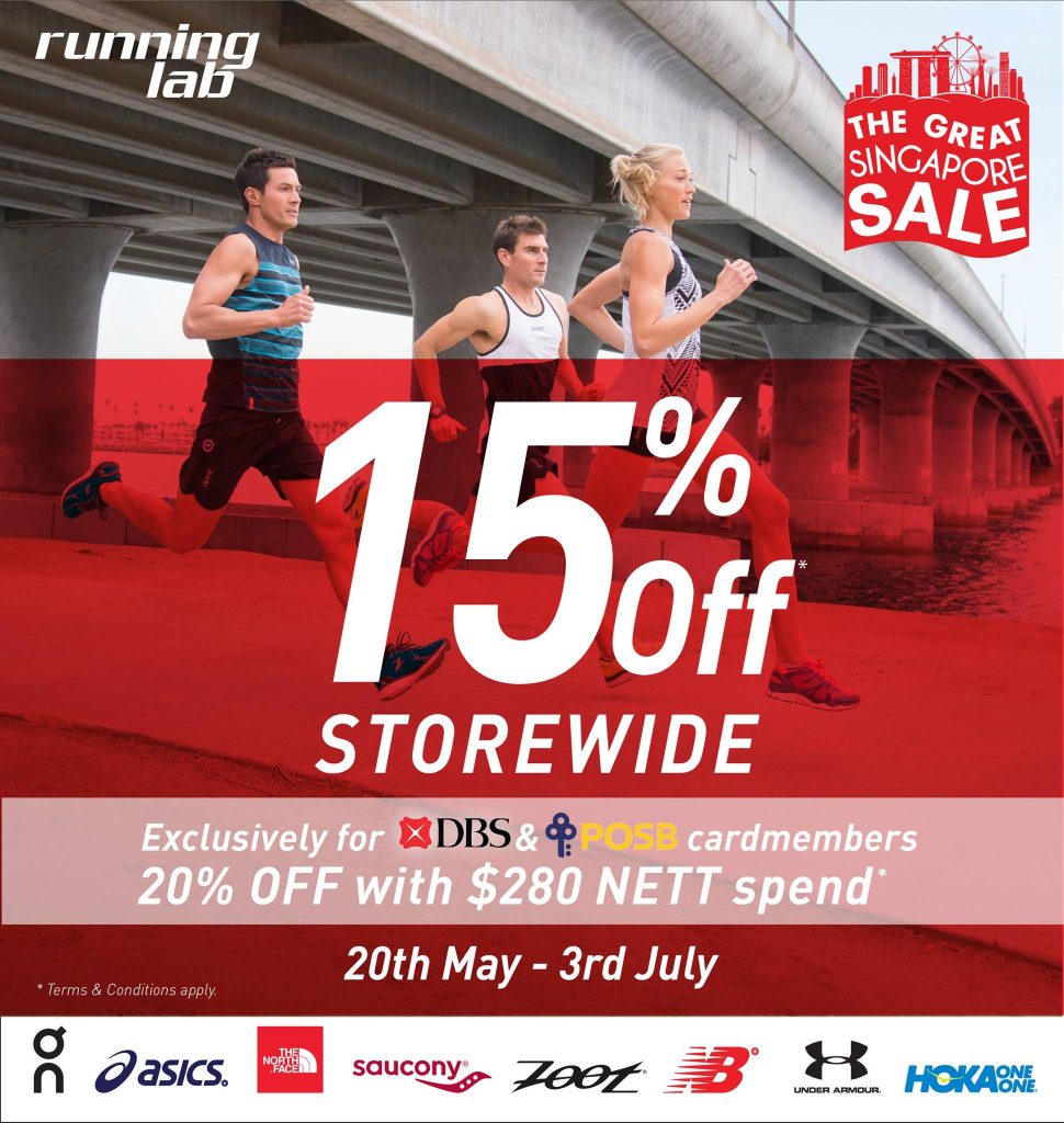 Running Lab SG GSS Up to 15% Off Storewide 20 May to 3 Jul 2016 - Why Not Deals 1