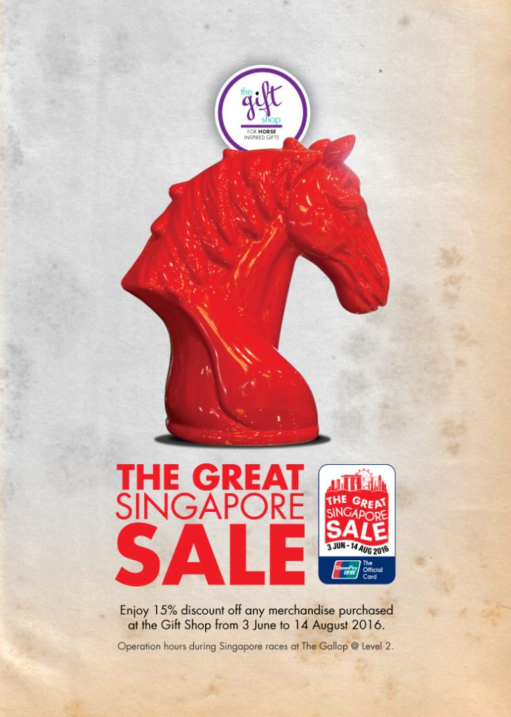 Singapore Turf Club GSS 15% Off from 3 Jun to 14 Aug 2016 - Why Not Deals