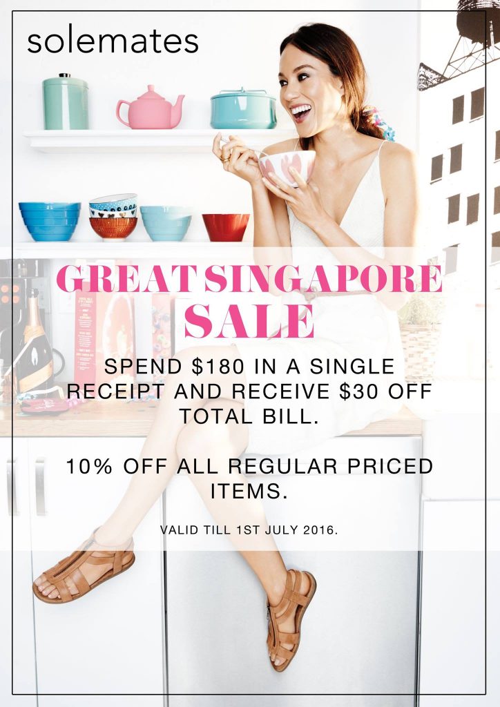 Solemates SG GSS Spend $180 & Enjoy $30 Off ends 1 Jul 2016 - Why Not Deals 1