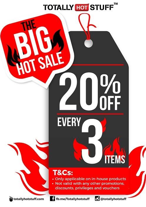 Totally Hot Stuff 20% Off Singapore Promotion ends 14 Aug 2016 - Why Not Deals | Singapore Promotions and Deals