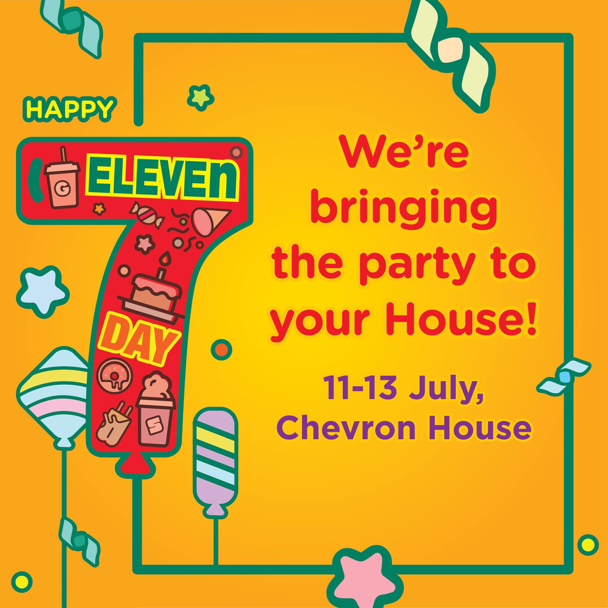7-Eleven Day 1-For-1 Singapore Promotion 11 to 13 Jul 2016