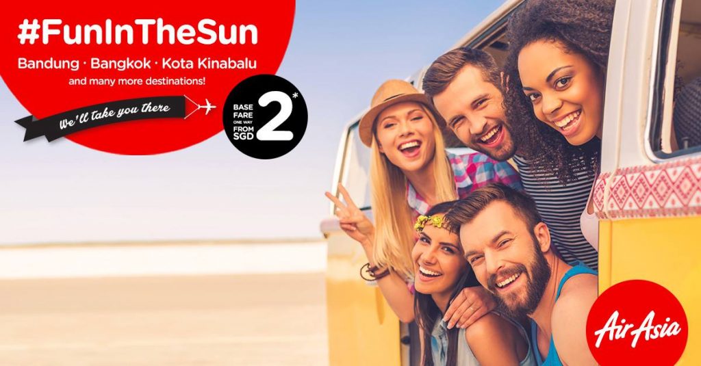 AirAsia Fun In The Sun Singapore Promotion ends 10 Jul 2016 | Why Not Deals