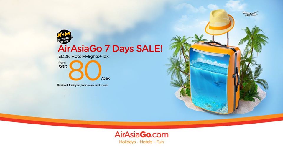 AirAsiaGo 7 Days Sale Singapore Promotion 11 to 17 Jul 2016 | Why Not Deals