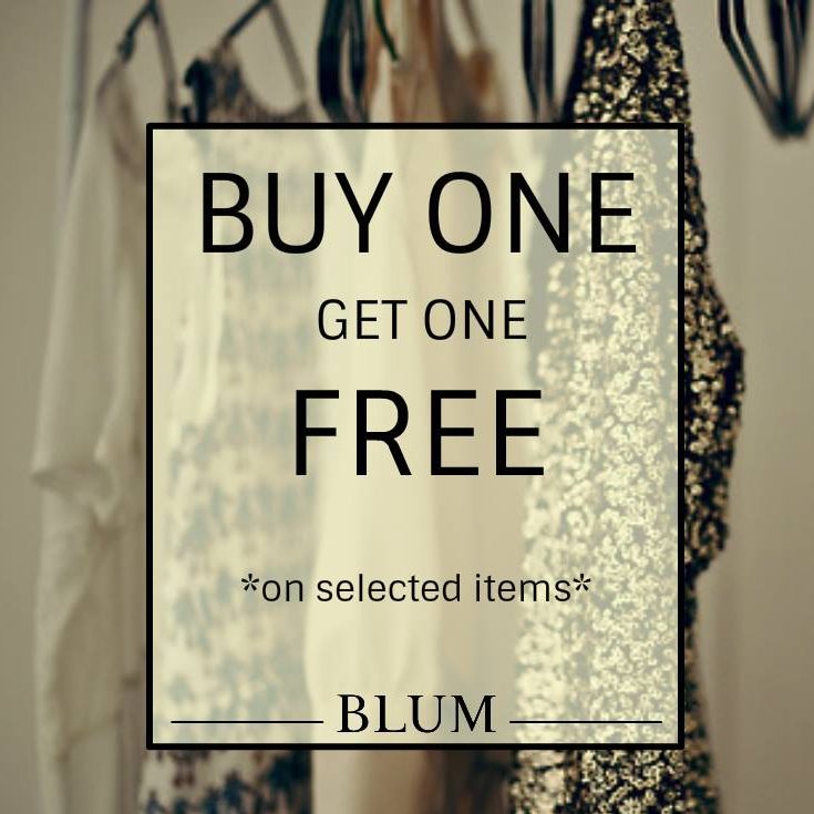 BLUM Buy 1 Get 1 Free Singapore Promotion ends 31 Jul 2016