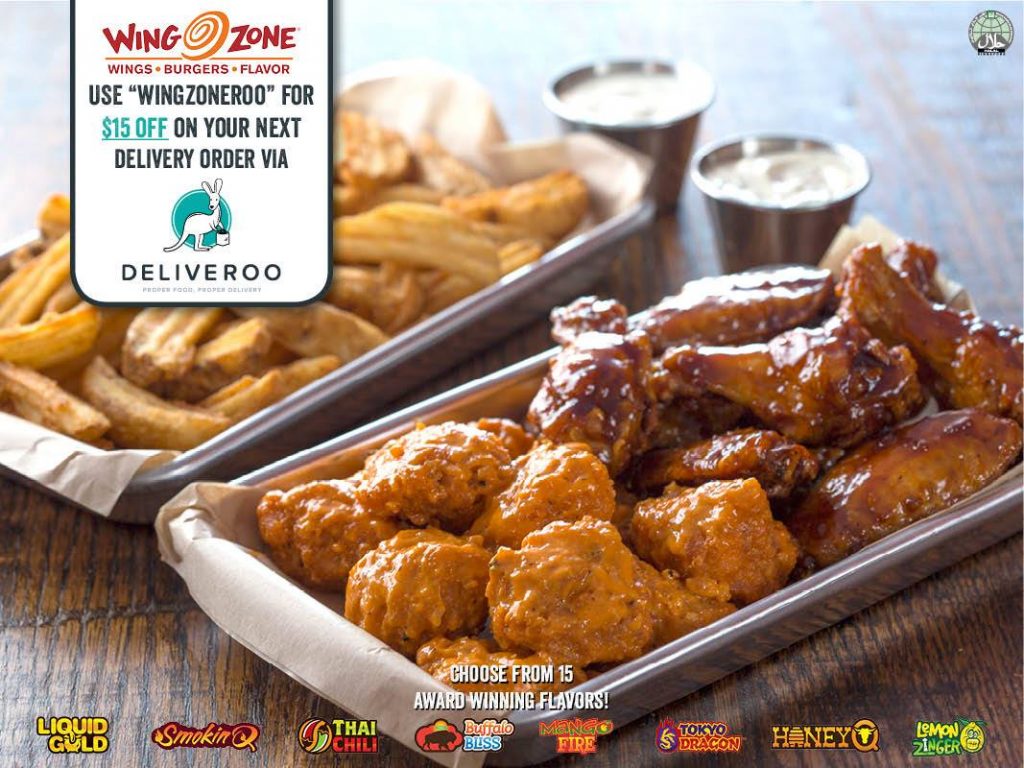 Deliveroo Wing Zone $15 Off Singapore Promotion ends 26 Sep 2016 | Why Not Deals