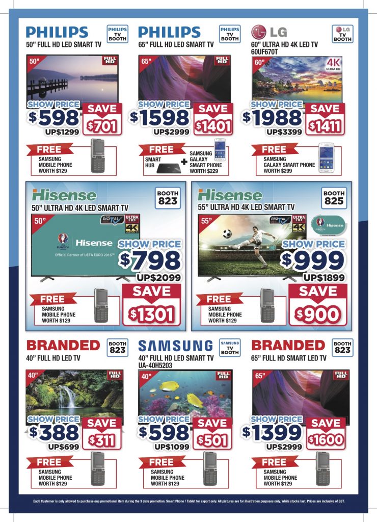Electronics EXPO 2016 Singapore Promotion 22 to 24 Jul 2016 | Why Not Deals 1