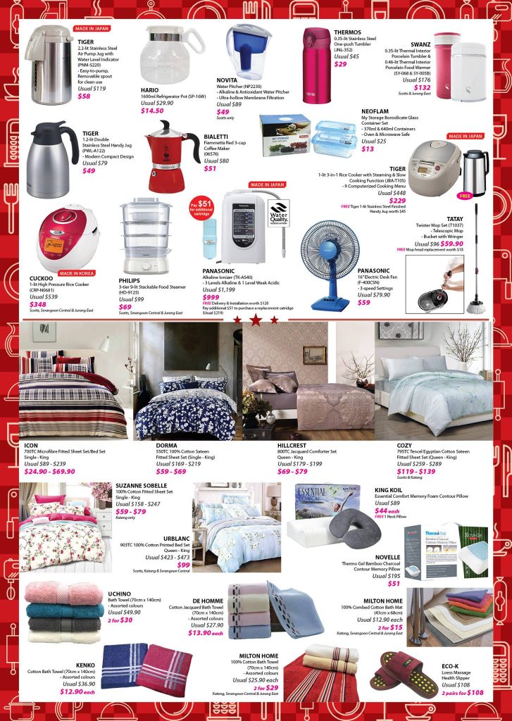 Isetan National Day Household Sale Singapore Promotion 29 Jul to 21 Aug 2016 | Why Not Deals 2