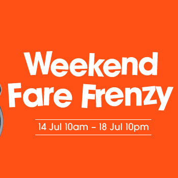 Jetstar Weekend Fare Frenzy Singapore Promotion 14 to 18 Jul 2016