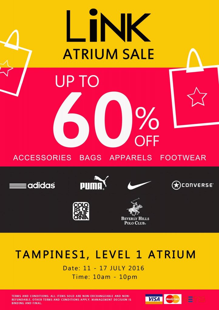 LINK Atrium Sale Singapore Promotion 11 to 17 Jul 2016 | Why Not Deals 1