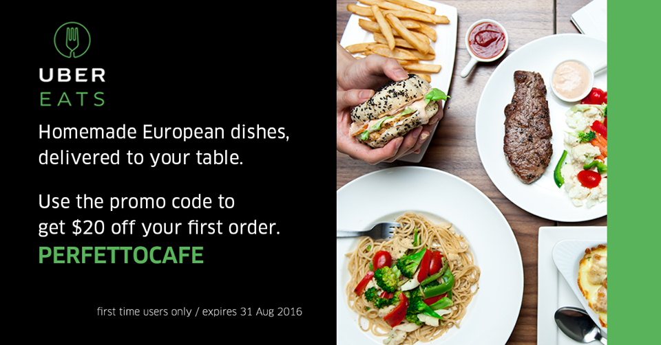 Perfetto Cafe UberEATS Singapore Promotion | Why Not Deals