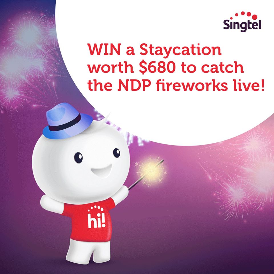Singtel Win a Staycation Singapore Contest ends 17 Jul 2016