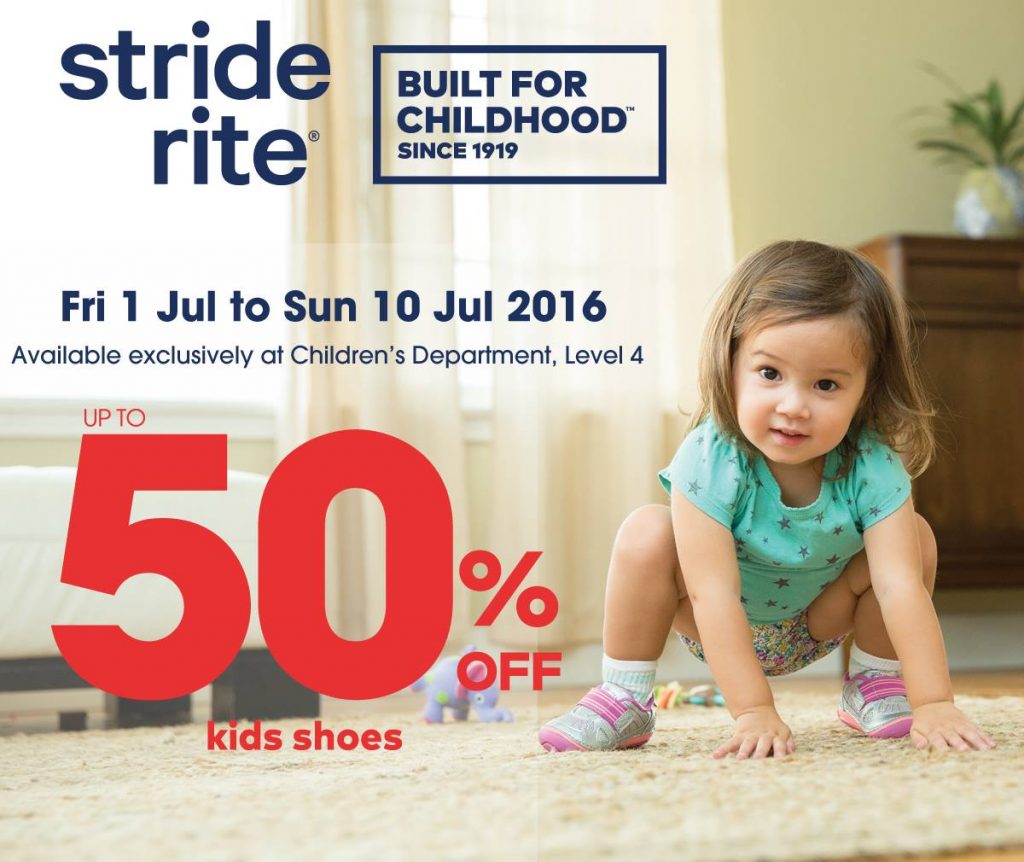 Stride Rite GSS Singapore Promotion 1 to 10 Jul 2016 | Why Not Deals 1