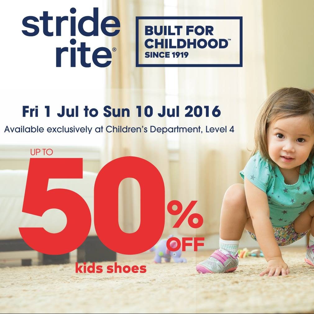 Stride Rite GSS Singapore Promotion 1 to 10 Jul 2016