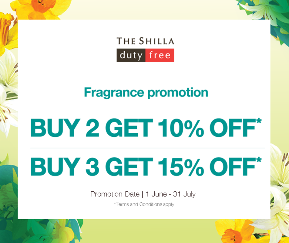 The Shilla Duty Free Fragrance Singapore Promotion 1 Jun to 31 Jul 2016 | Why Not Deals
