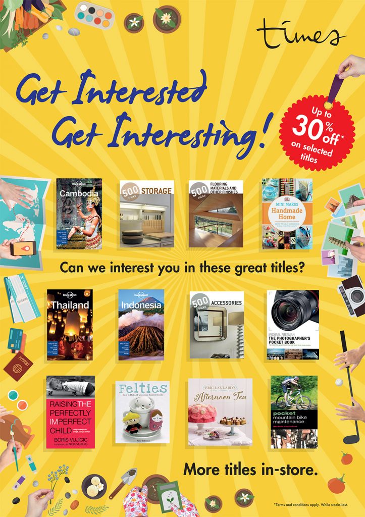 Times Bookstores 30% Off Singapore Promotion 1 to 31 Jul 2016 | Why Not Deals