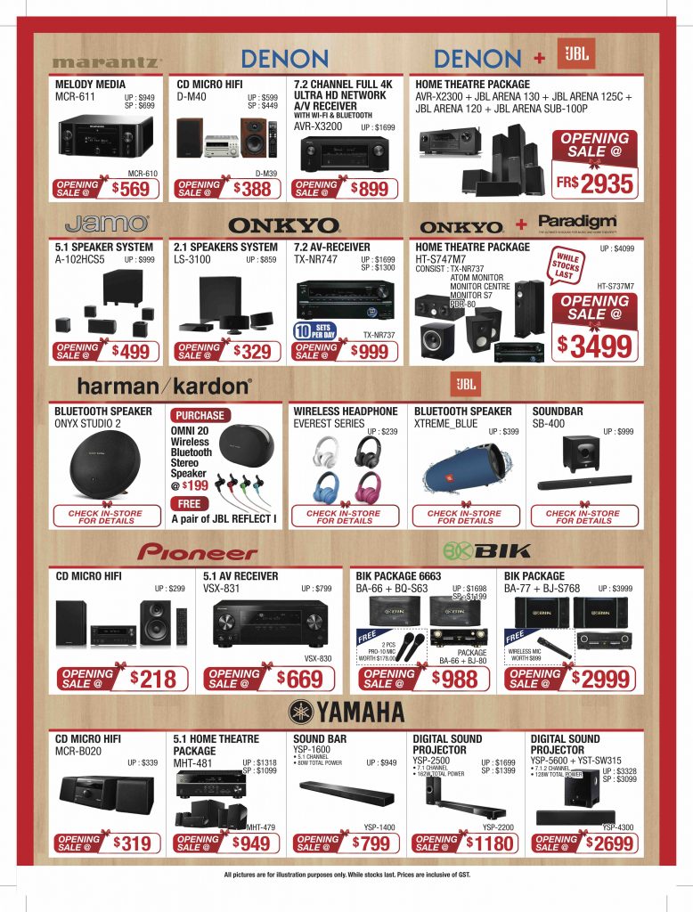 Audio House Singapore New Flagship Opening Sale Up to 80% Off Promotion 3 to 20 Sep 2016 | Why Not Deals 4