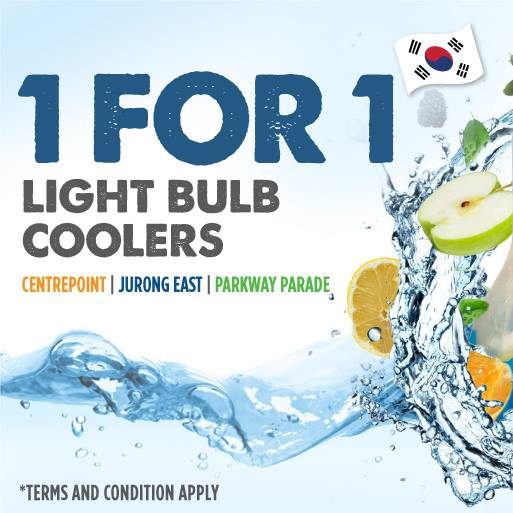 Chicken Up Singapore 1-for-1 Light Bulb Coolers Promotion ends 31 Aug 2016