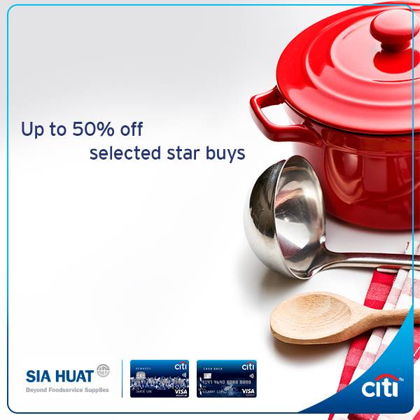 CITI Singapore Sia Huat Warehouse Sale Up to 50% Off Promotion 25 to 28 Aug 2016