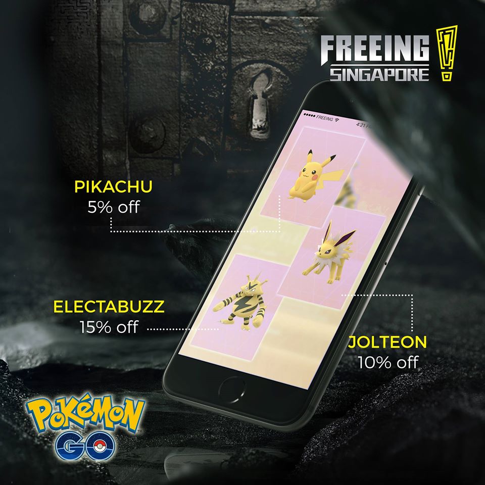 Freeing SG Pokemon GO Show Your Pokemon Singapore Promotion ends 31 Aug 2016