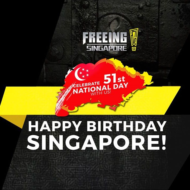 Freeing SG Singapore National Day Buy 5 Get 1 FREE Promotion ends 31 Aug 2016