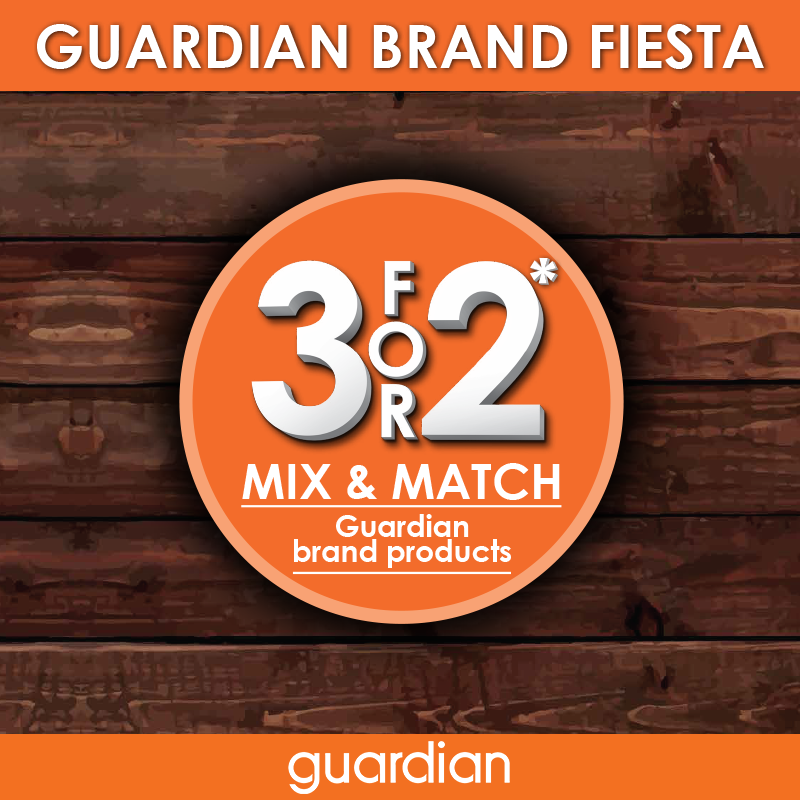 Guardian Singapore Brand Fiesta 3 For 2 Promotion ends 7 Sep 2016