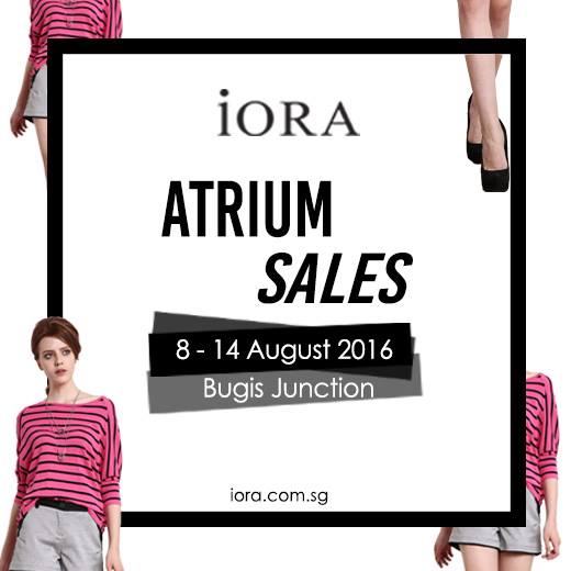 IORA Atrium Sales Bugis Junction Singapore Promotion 8 to 14 Aug 2016