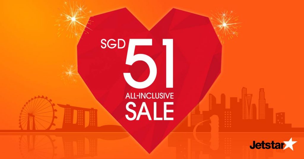Jetstar SGD 51 ALL-IN Fares Singapore Promotion ends 4 Aug 2016 | Why Not Deals