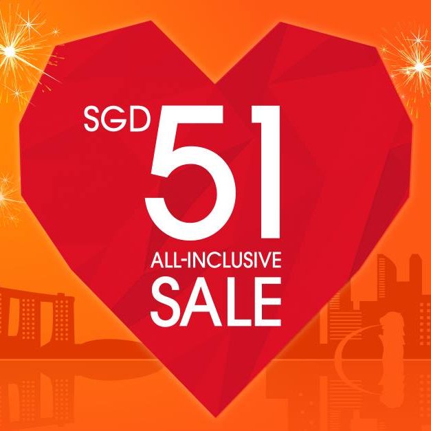 Jetstar SGD 51 ALL-IN Fares Singapore Promotion ends 4 Aug 2016