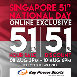 Key Power International Singapore National Day Promotion 8 to 10 Aug 2016