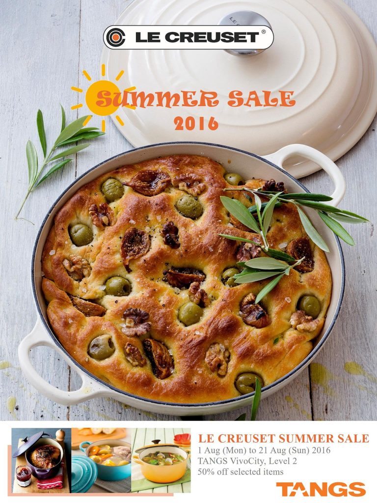 Le Creuset Summer Sale Singapore Promotion 1 to 21 Aug 2016 | Why Not Deals