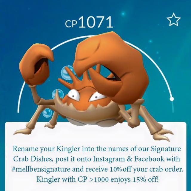 Mellben Signature Singapore Pokemon GO Exclusive Promotion Up to 15% Off 17 to 31 Aug 2016