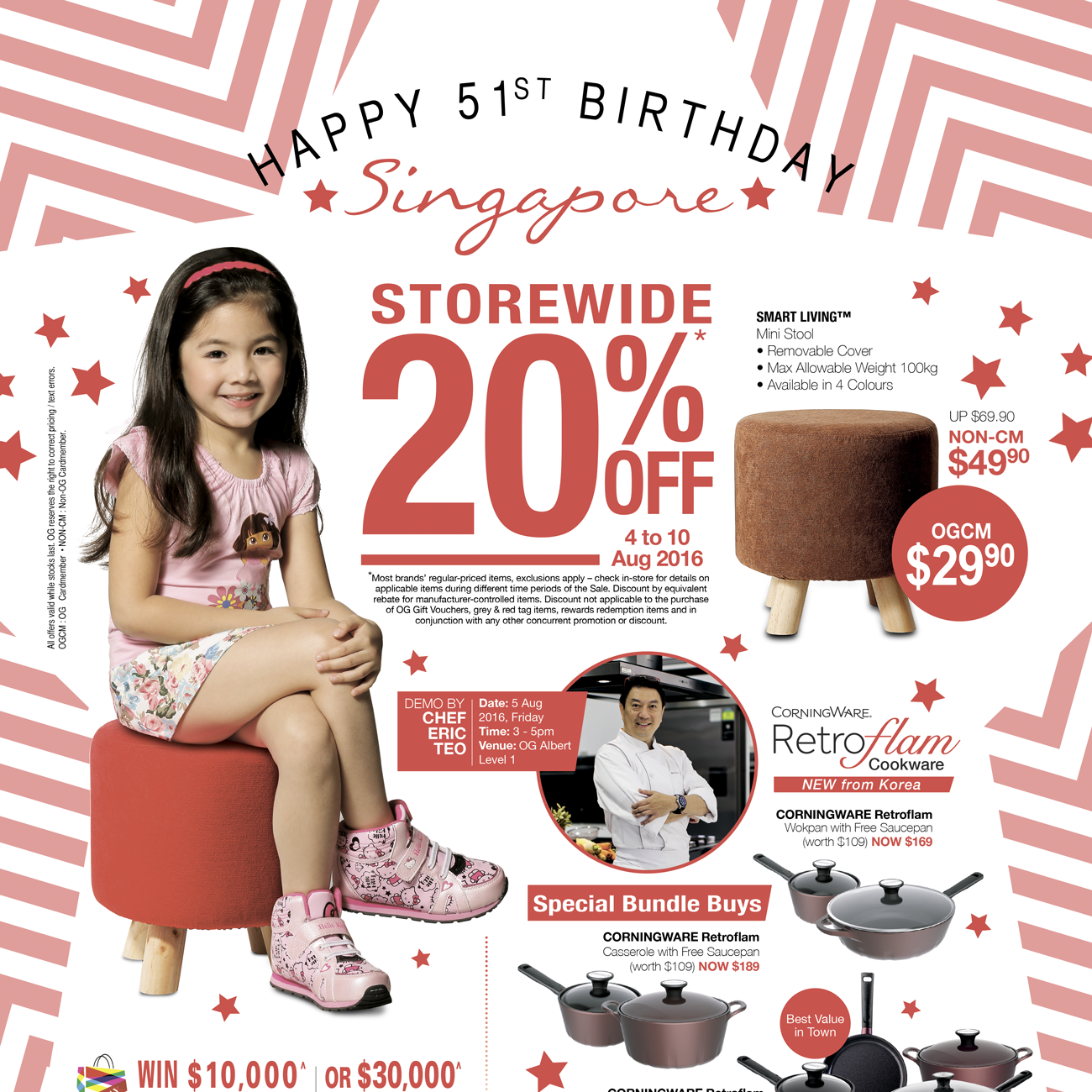 OG SG51 20% Off Storewide Singapore Promotion 4 to 10 Aug 2016