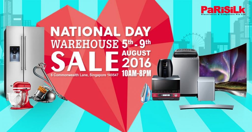 Parisilk National Day Warehouse Sale Singapore Promotion 5 to 9 Aug 2016 | Why Not Deals