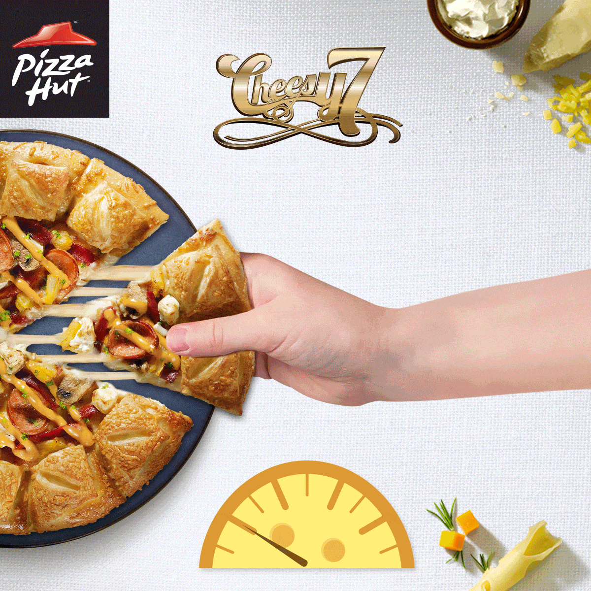 Pizza Hut Singapore New Cheesy 7 Pizza Facebook Contest ends 23 Aug 2016