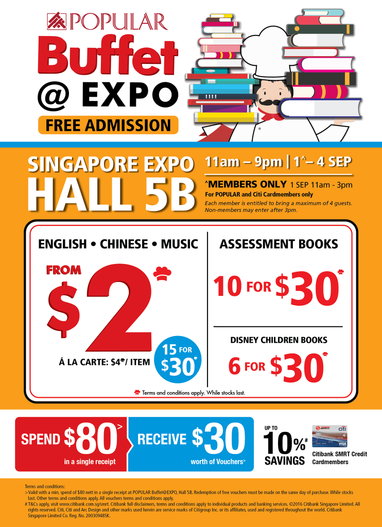 Popular Singapore Buffet at Singapore EXPO Hall 5B Promotion 1 to 4 Sep 2016 | Why Not Deals
