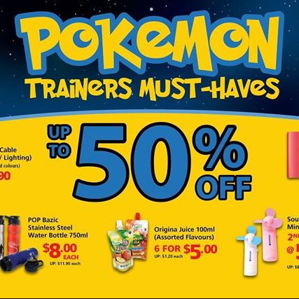 Popular Singapore Pokemon GO Trainers Must-Haves Promotion ends 31 Aug 2016